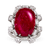 Burma Ruby Ring, Untreated, 13.81 Carats