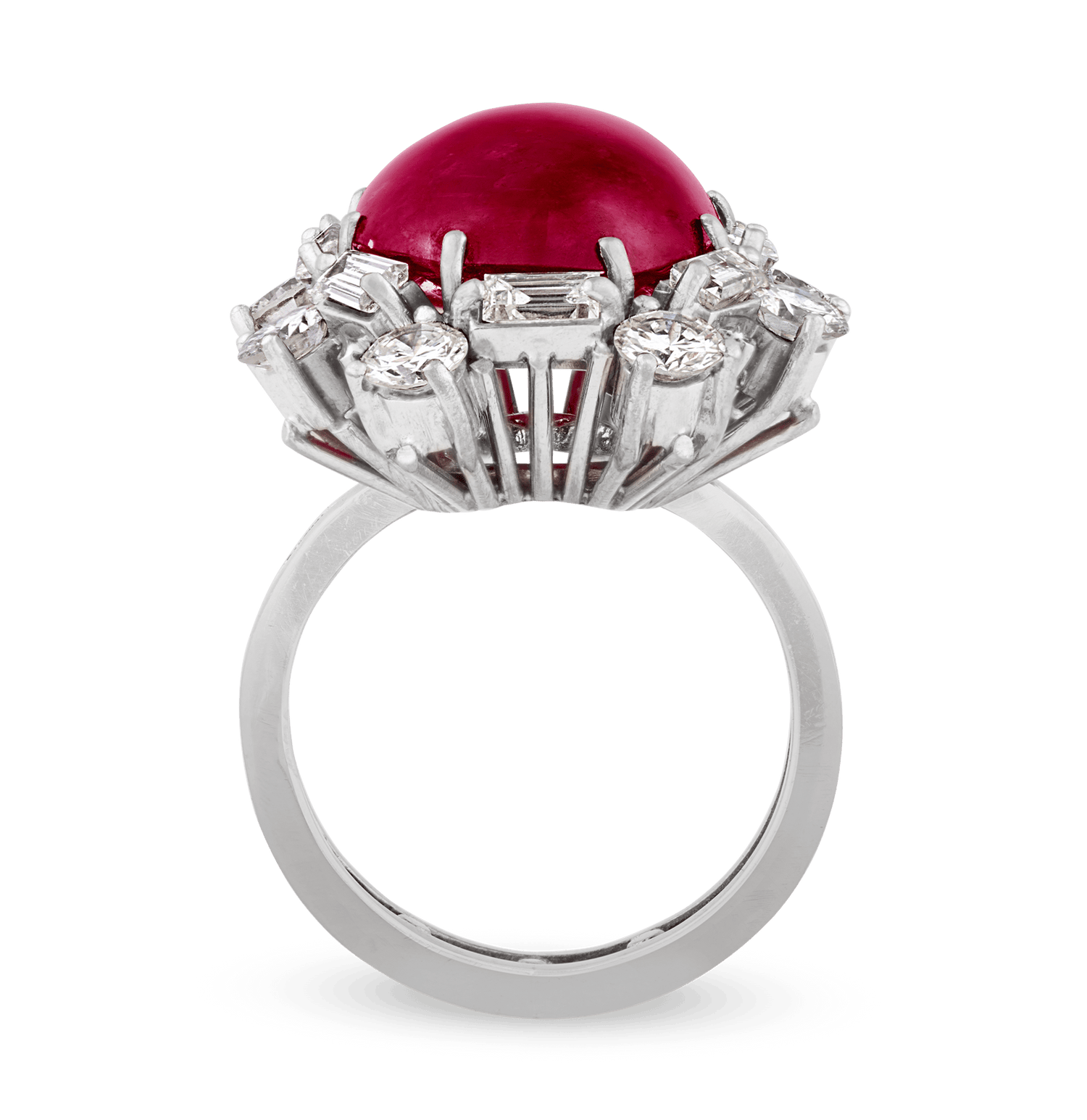 Burma Ruby Ring, Untreated, 13.43 Carats