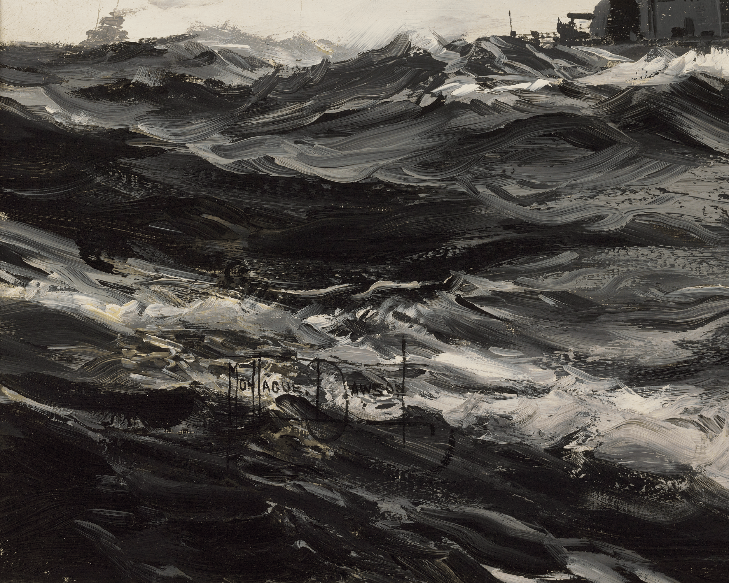 Destroyer by Montague Dawson