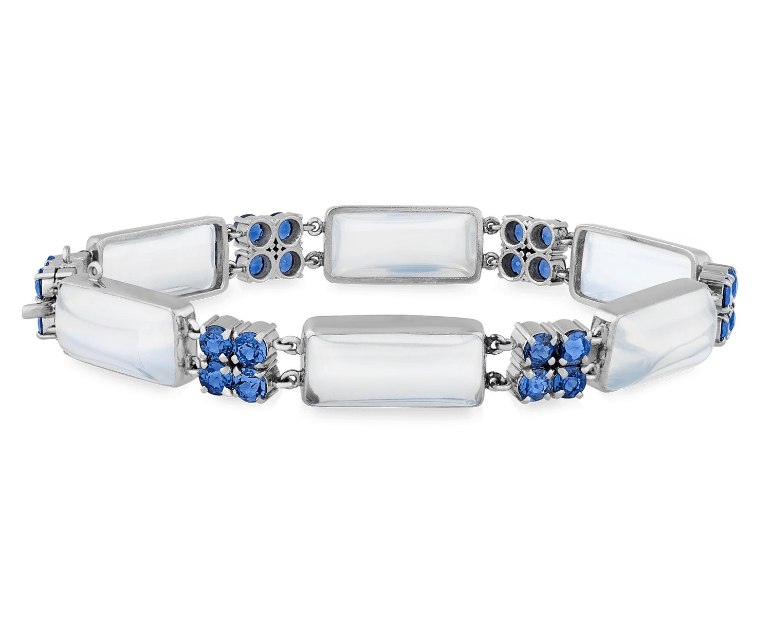 Louis Comfort Tiffany Moonstone and Sapphire Bracelet