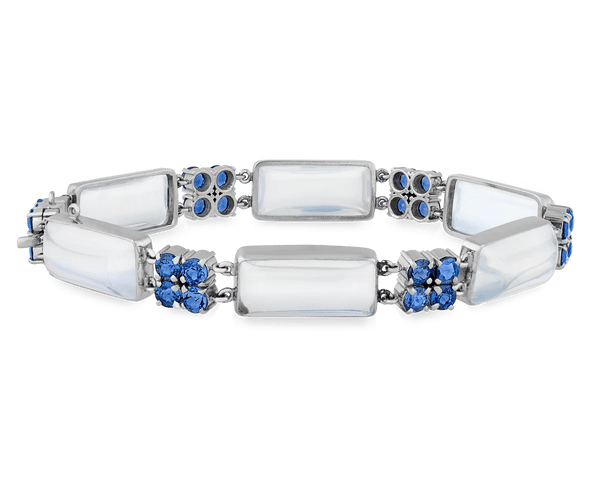 Louis Comfort Tiffany Moonstone and Sapphire Bracelet