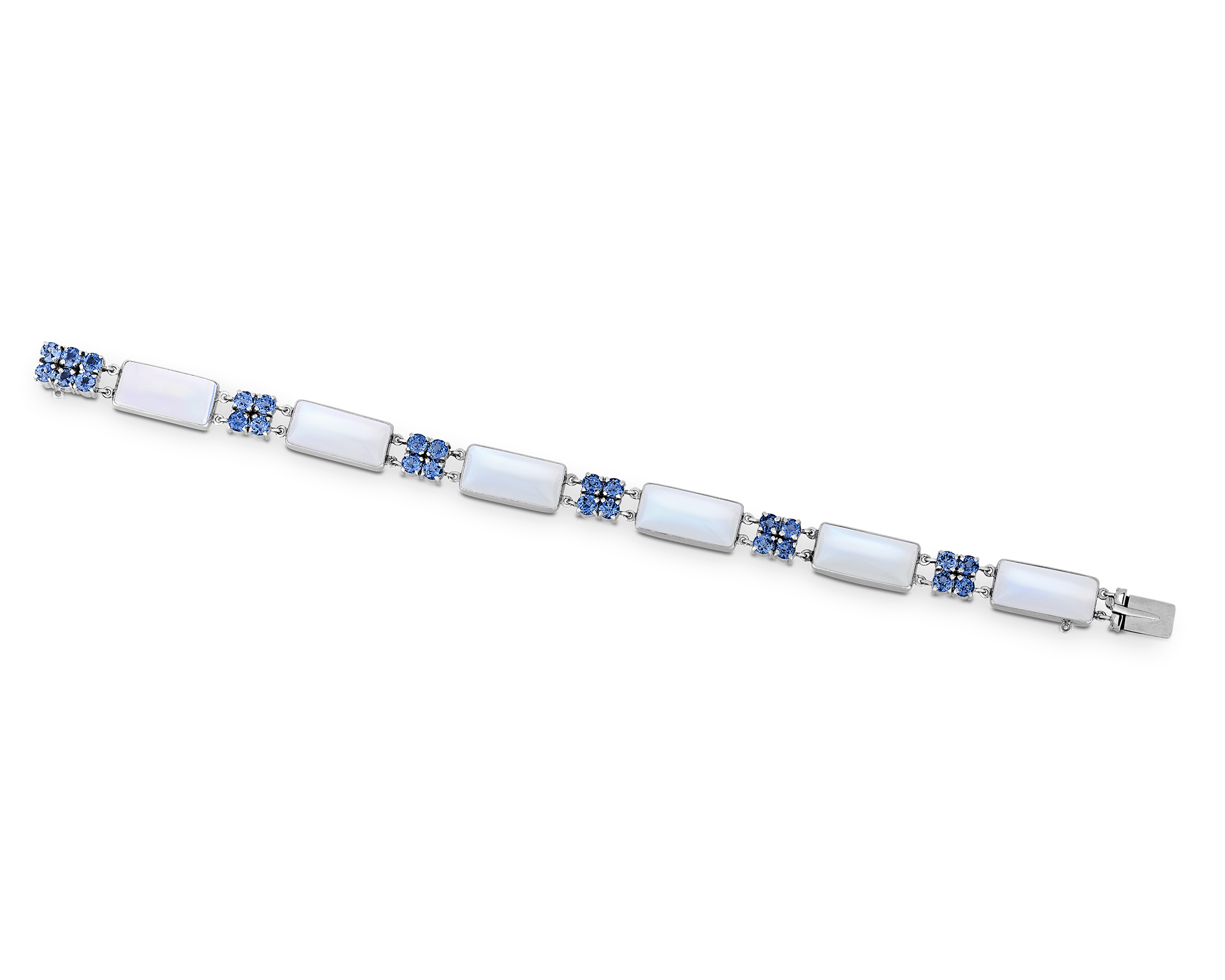 Louis Comfort Tiffany Moonstone and Sapphire Bracelet