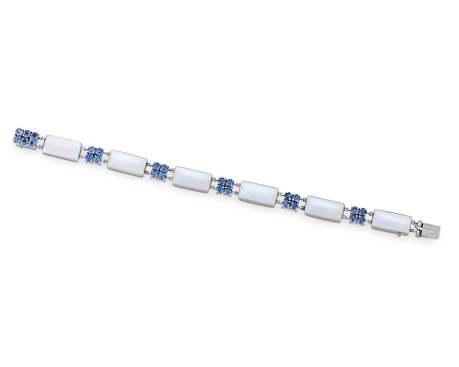 Louis Comfort Tiffany Moonstone and Sapphire Bracelet