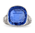 Art Deco Intaglio Untreated Ceylon Sapphire Ring, 11.48 Carats