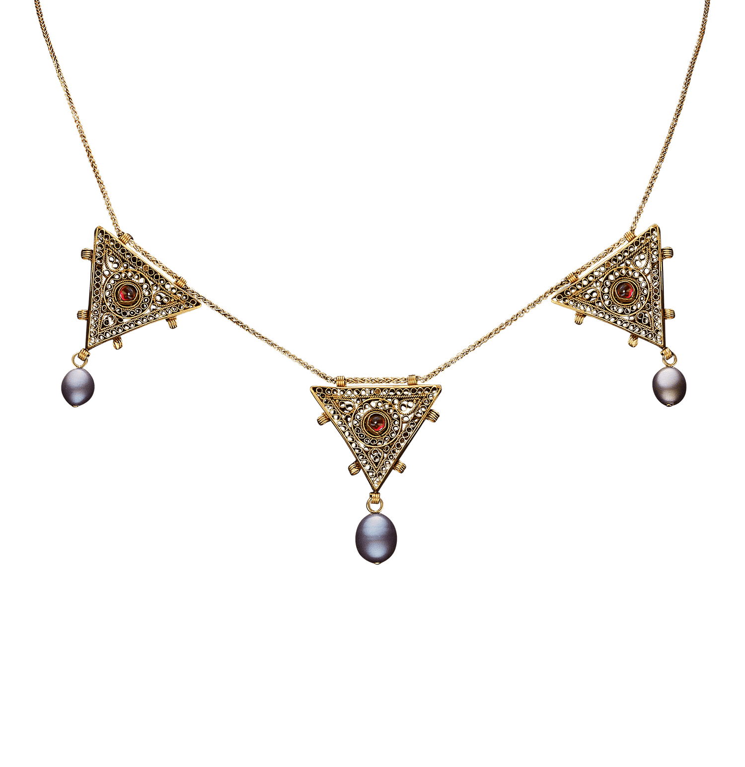 Rebecca Rau Triple Trove Necklace