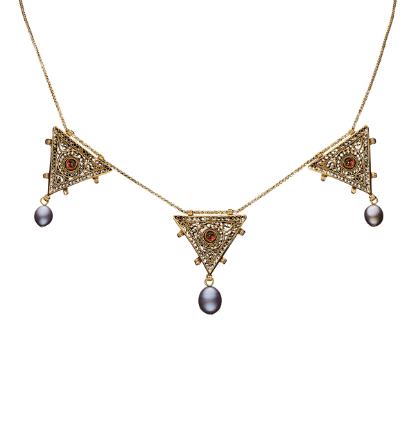 Rebecca Rau Triple Trove Necklace
