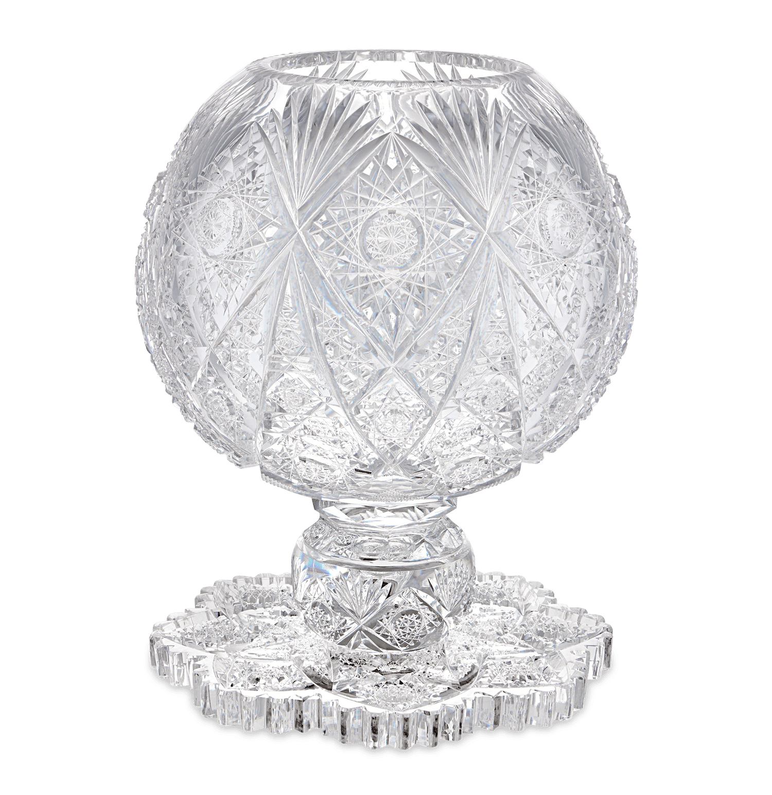 T.G. Hawkes & Company Kensington Pattern Rose Bowl