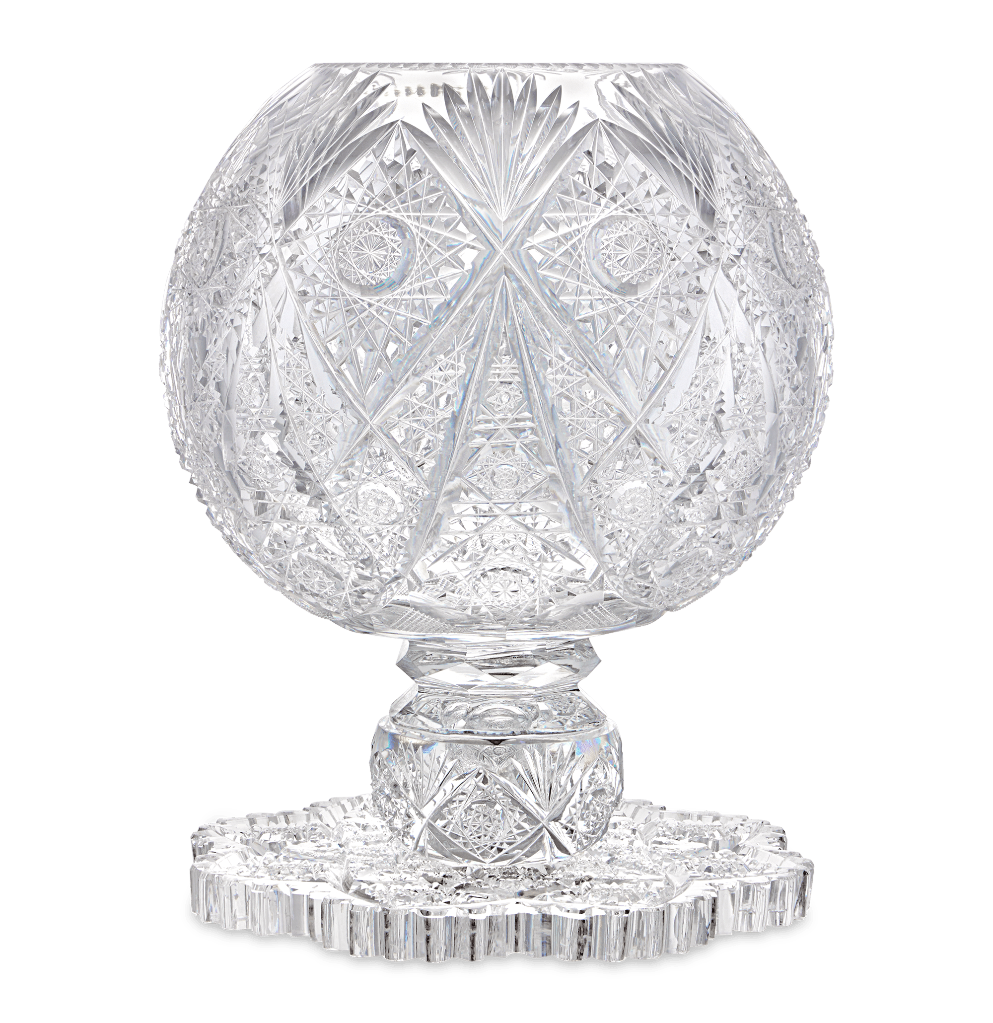 T.G. Hawkes & Company Kensington Pattern Rose Bowl