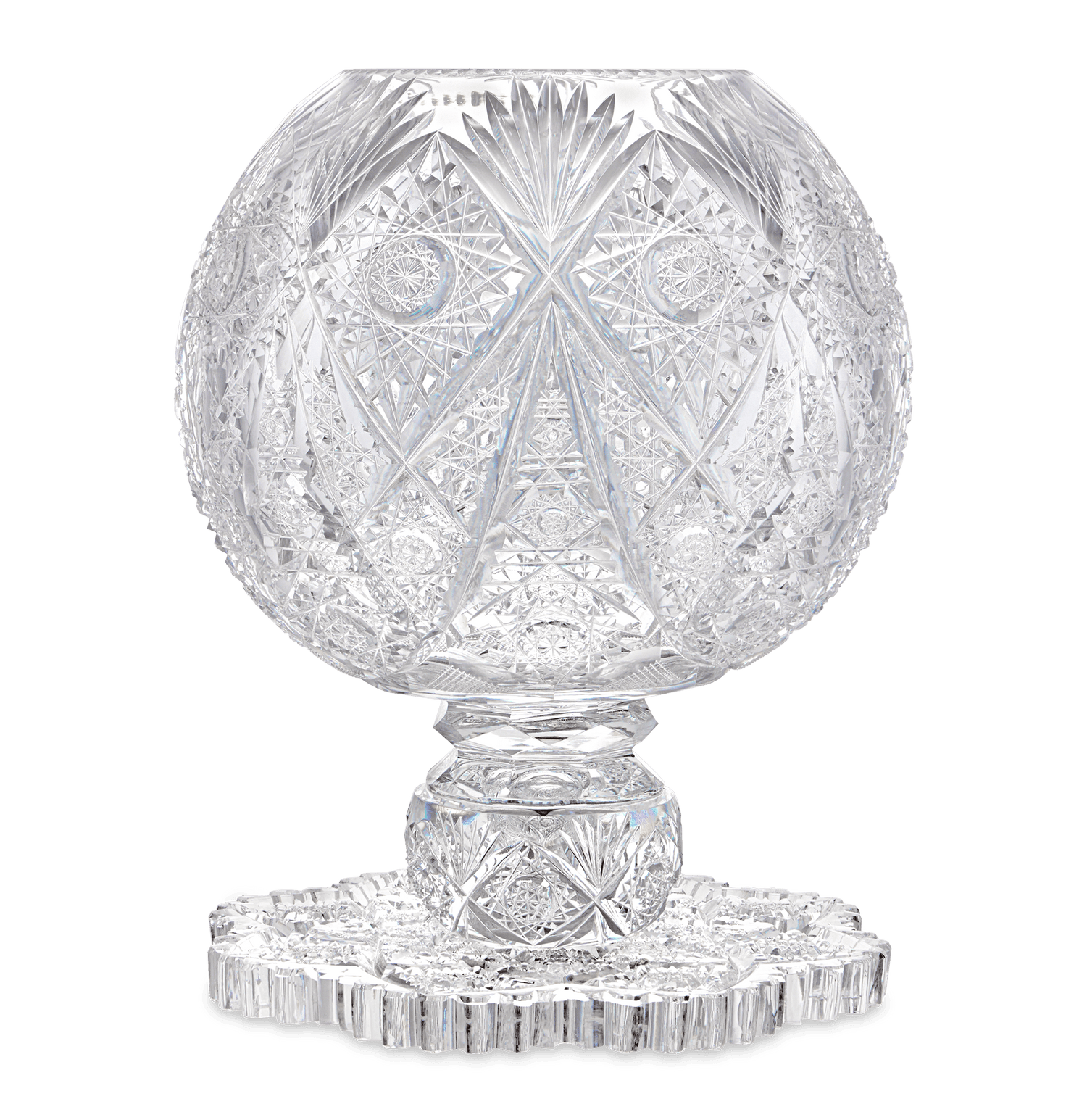 T.G. Hawkes & Company Kensington Pattern Rose Bowl