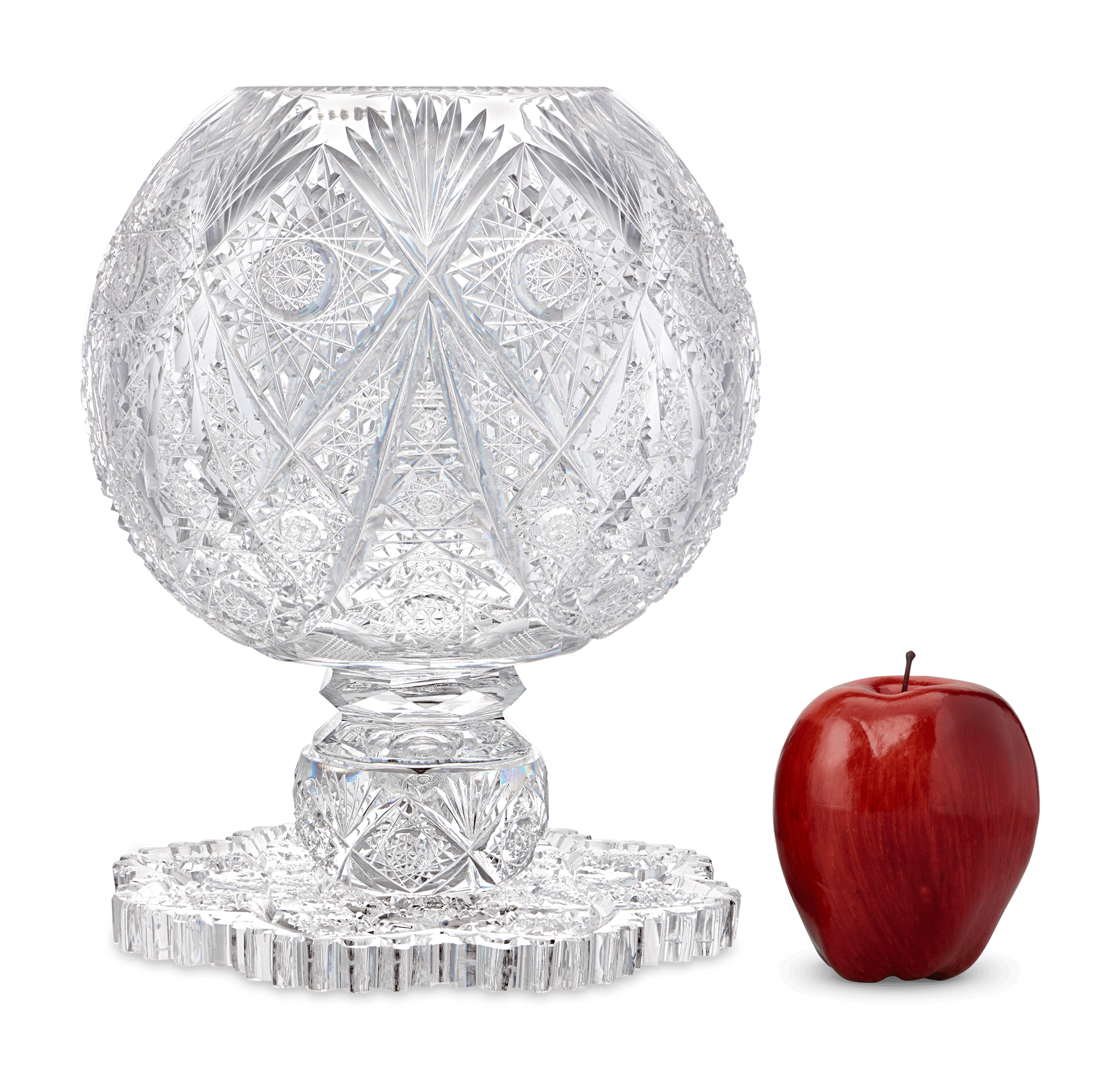 T.G. Hawkes & Company Kensington Pattern Rose Bowl