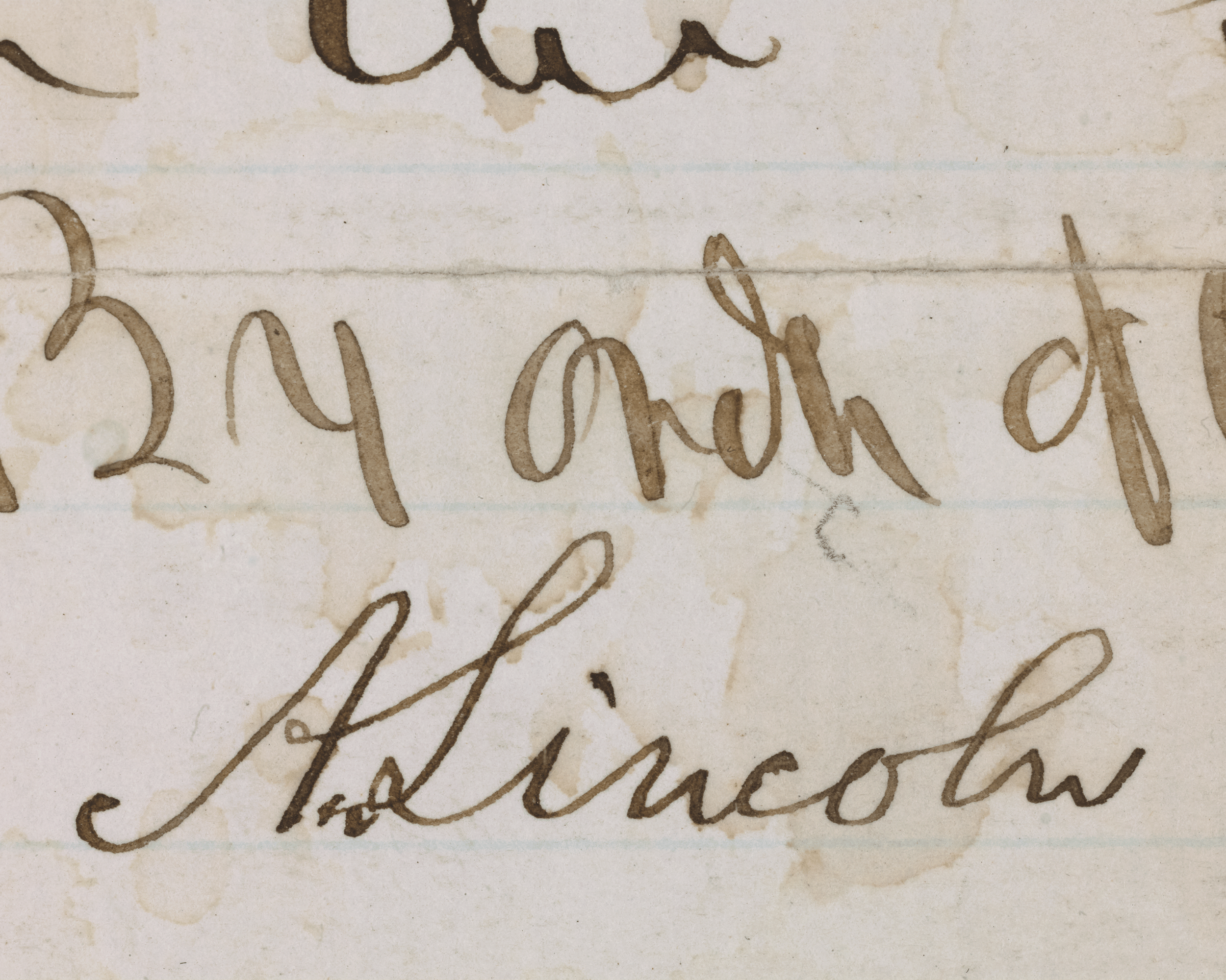 Civil War Letter of Pardon from Abraham Lincoln