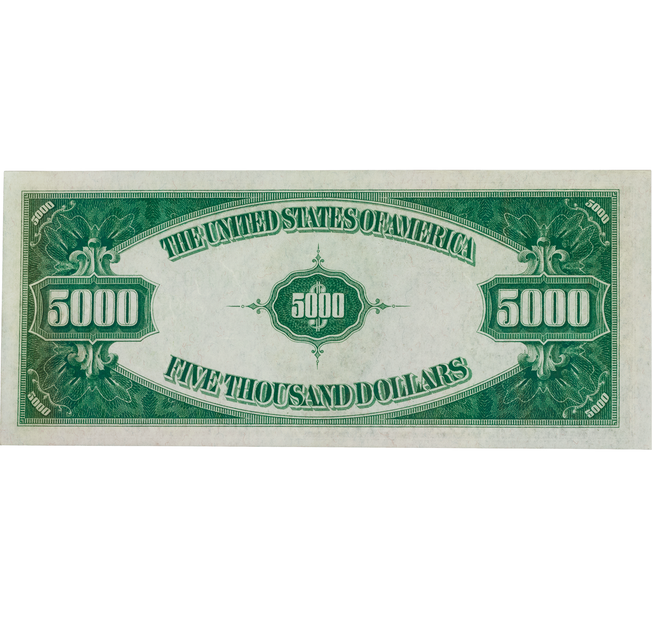 1934 $5,000 Federal Reserve Note, PMG Choice Uncirculated 64 EPQ
