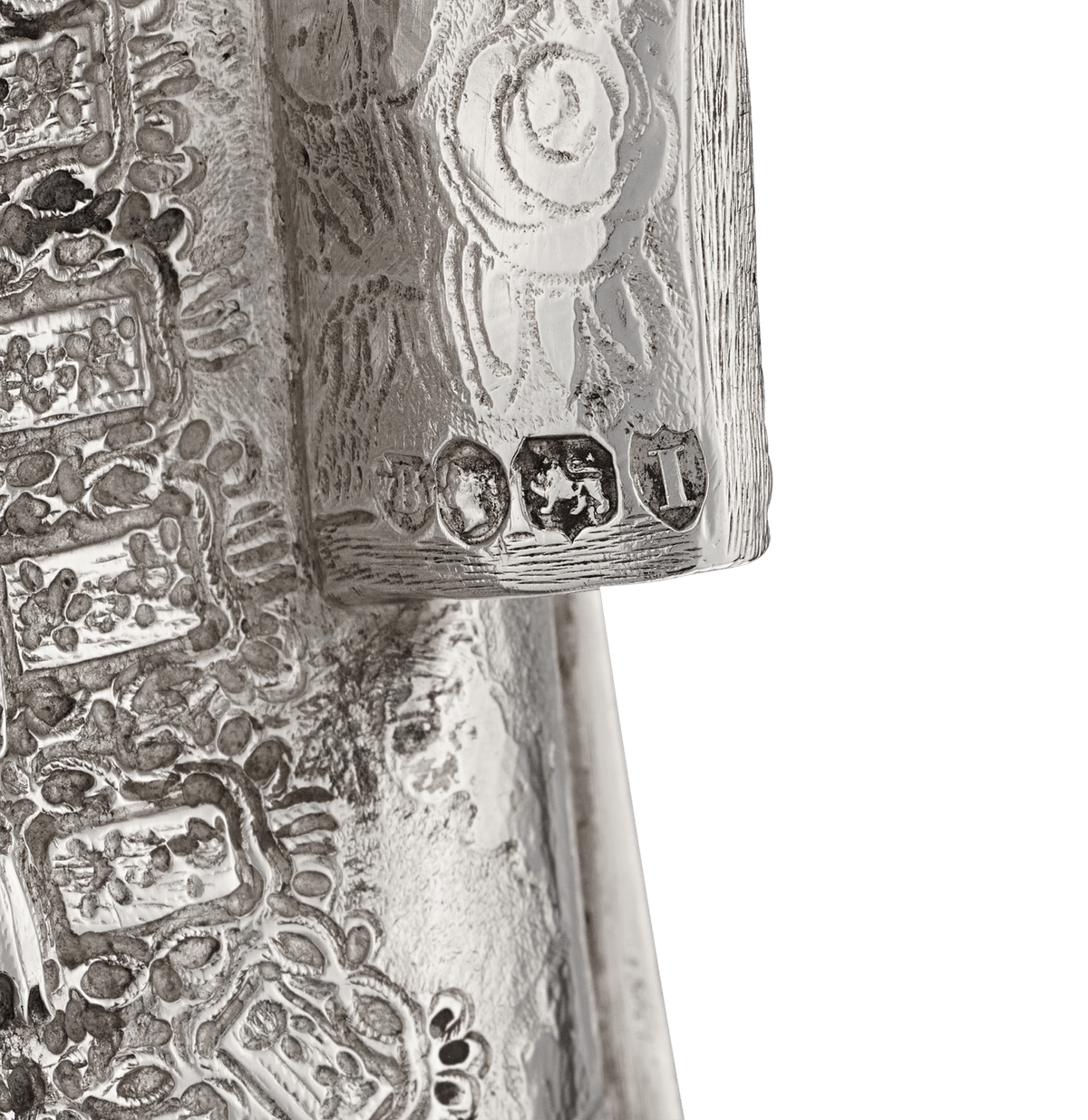 Silver Ceremonial Mace and Illuminated Address to Robert Nicholas Fowler, Lord Mayor of London