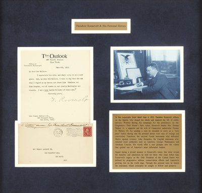 Theodore Roosevelt Typed Letter Signed