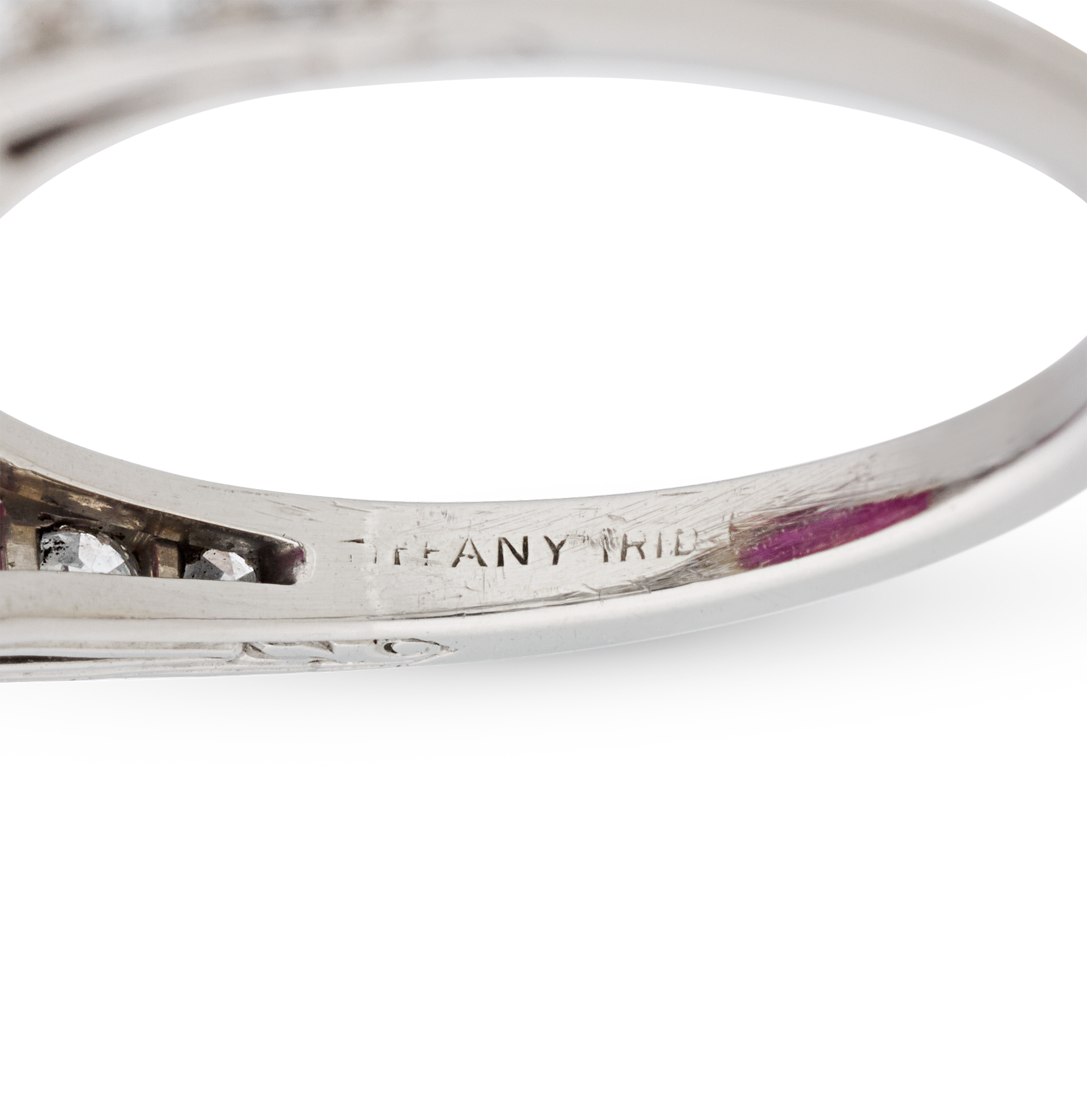 Tiffany & Co. Untreated Carved Burma Ruby Ring, 8.35 Carats