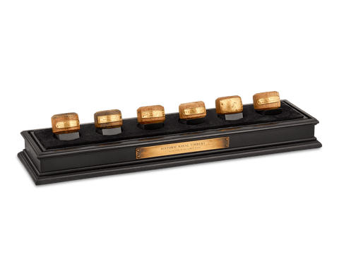 British Ship Timber Napkin Ring Collection