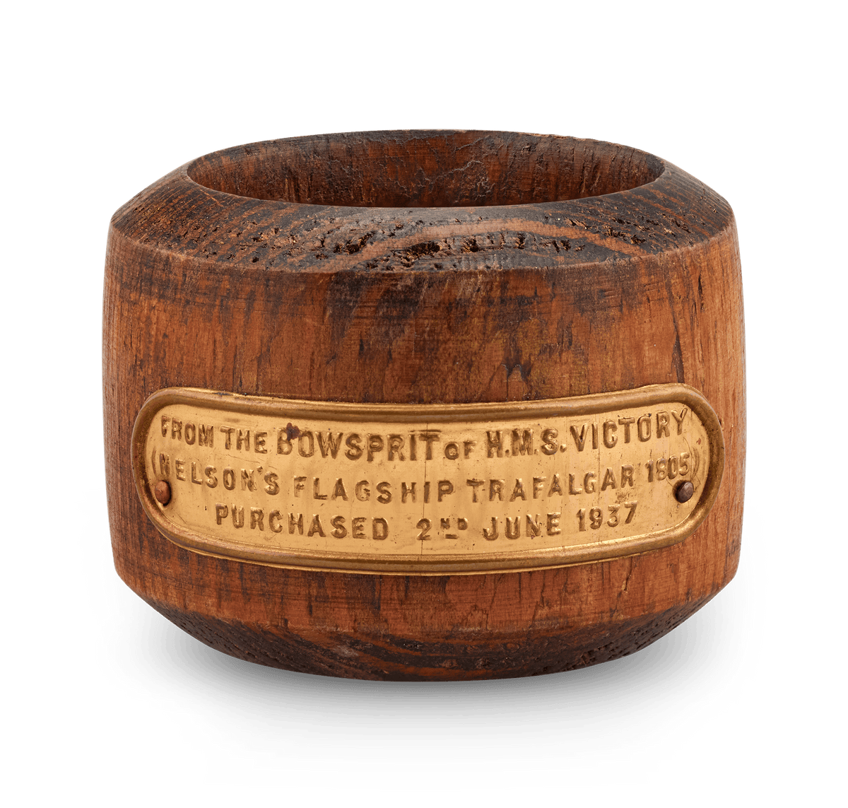 British Ship Timber Napkin Ring Collection