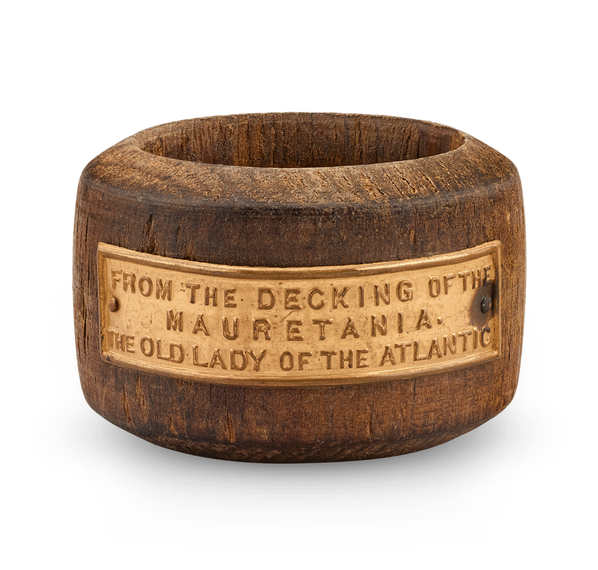 British Ship Timber Napkin Ring Collection