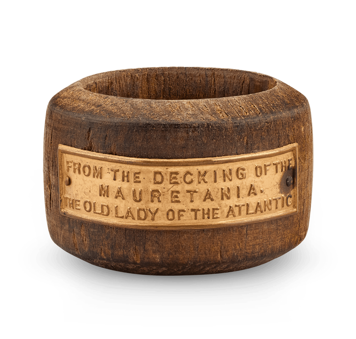 British Ship Timber Napkin Ring Collection