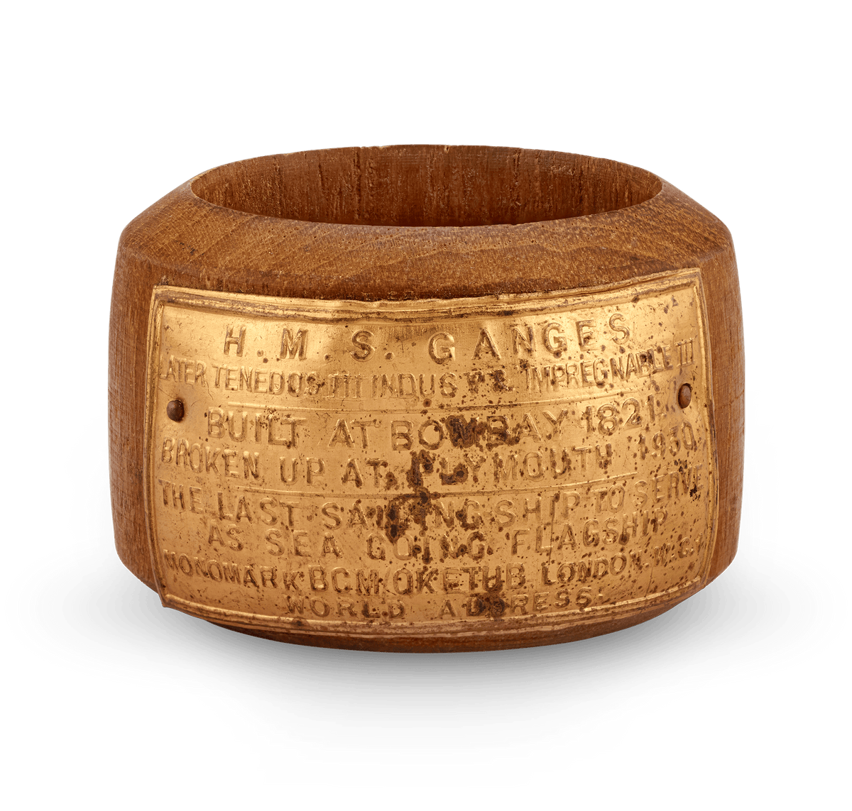 British Ship Timber Napkin Ring Collection