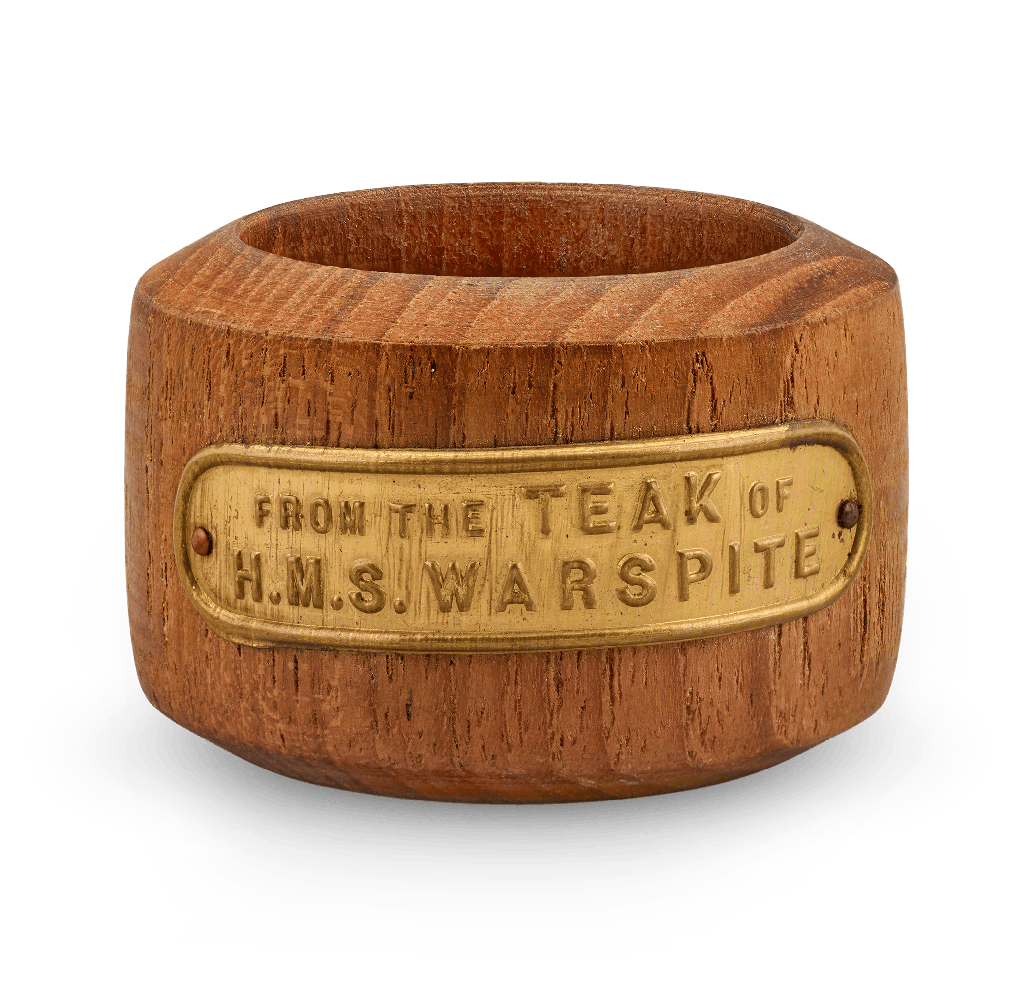 British Ship Timber Napkin Ring Collection