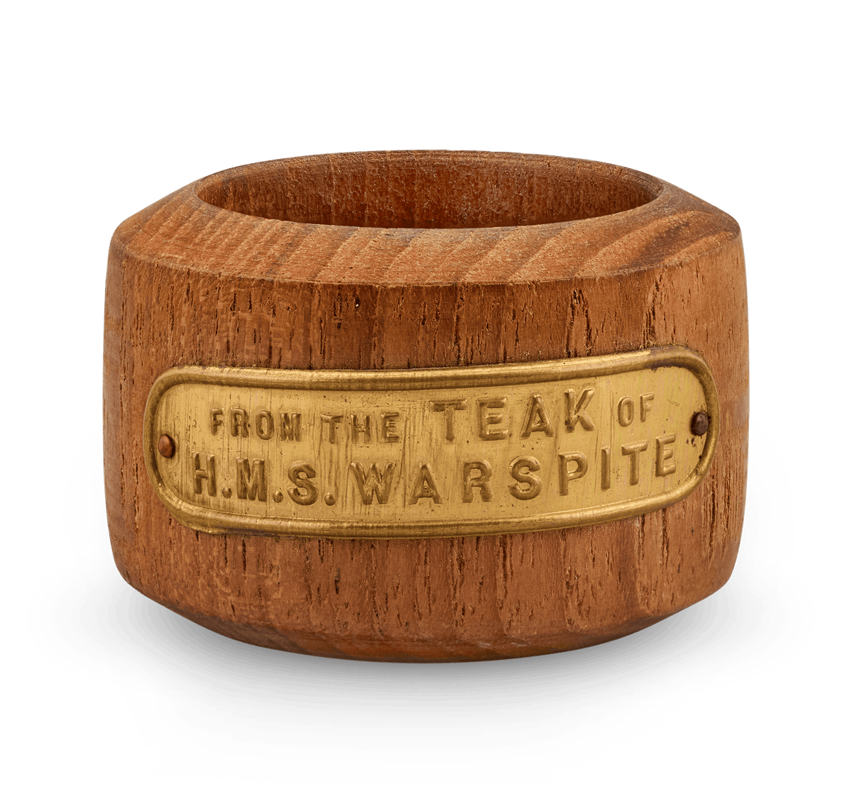 British Ship Timber Napkin Ring Collection