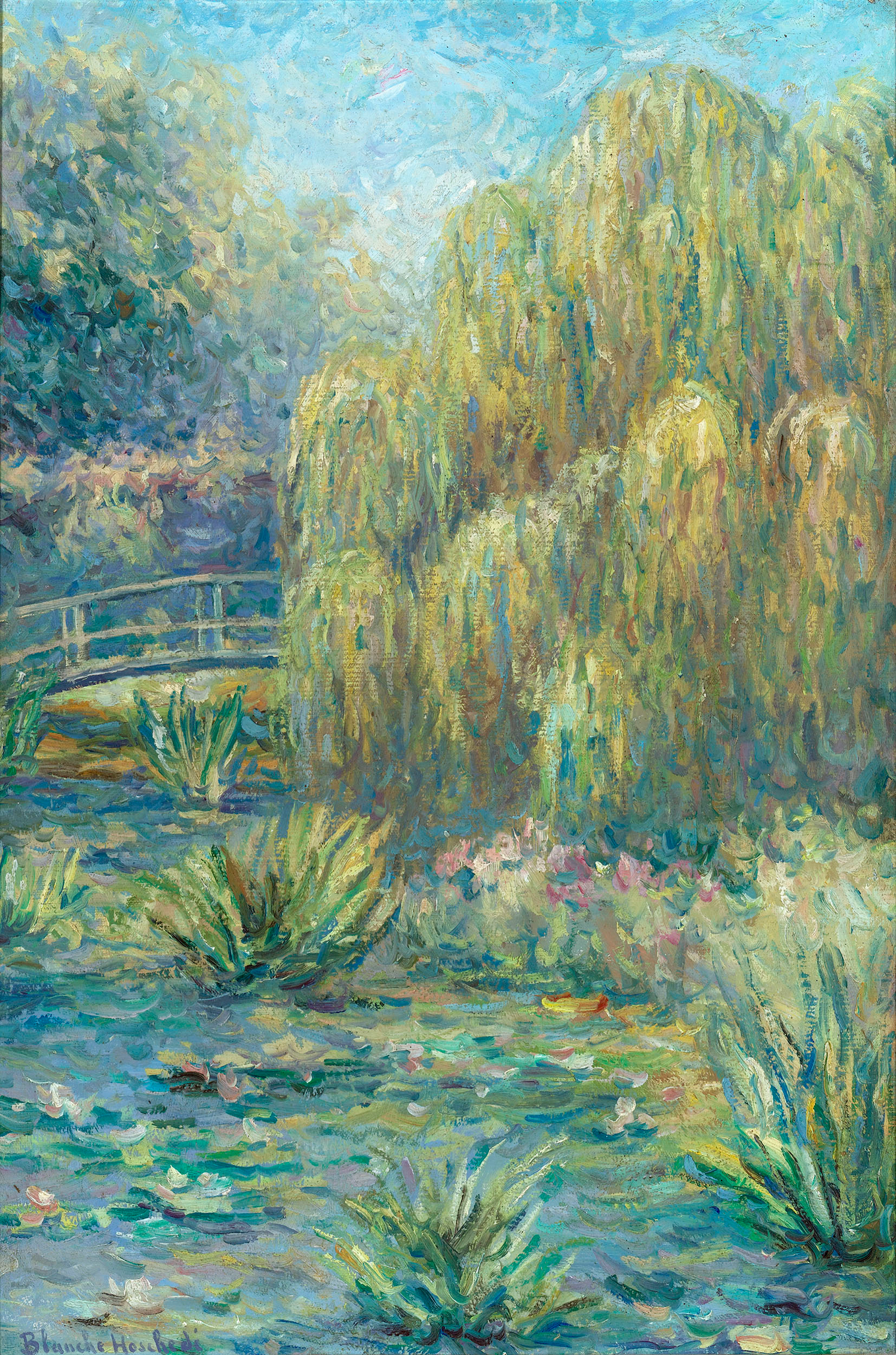 Le pont japonais à Giverny by Blanche Hoschedé-Monet