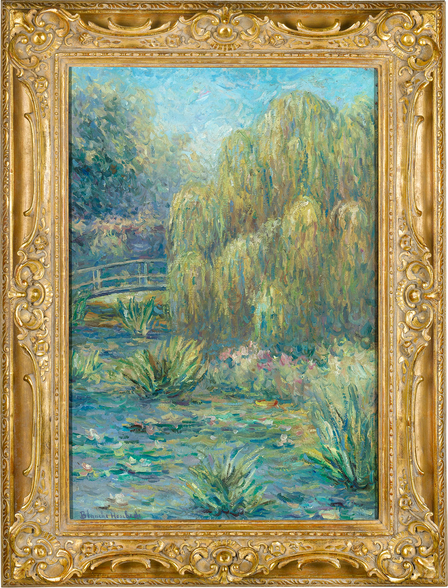 Le pont japonais à Giverny by Blanche Hoschedé-Monet