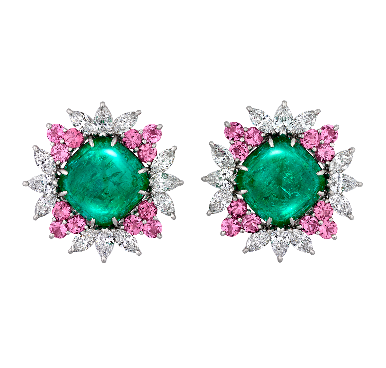 Brazilian Paraiba and Mahenge Spinel Earrings
