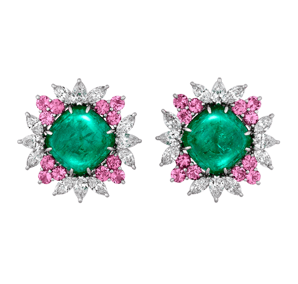 Brazilian Paraiba and Mahenge Spinel Earrings