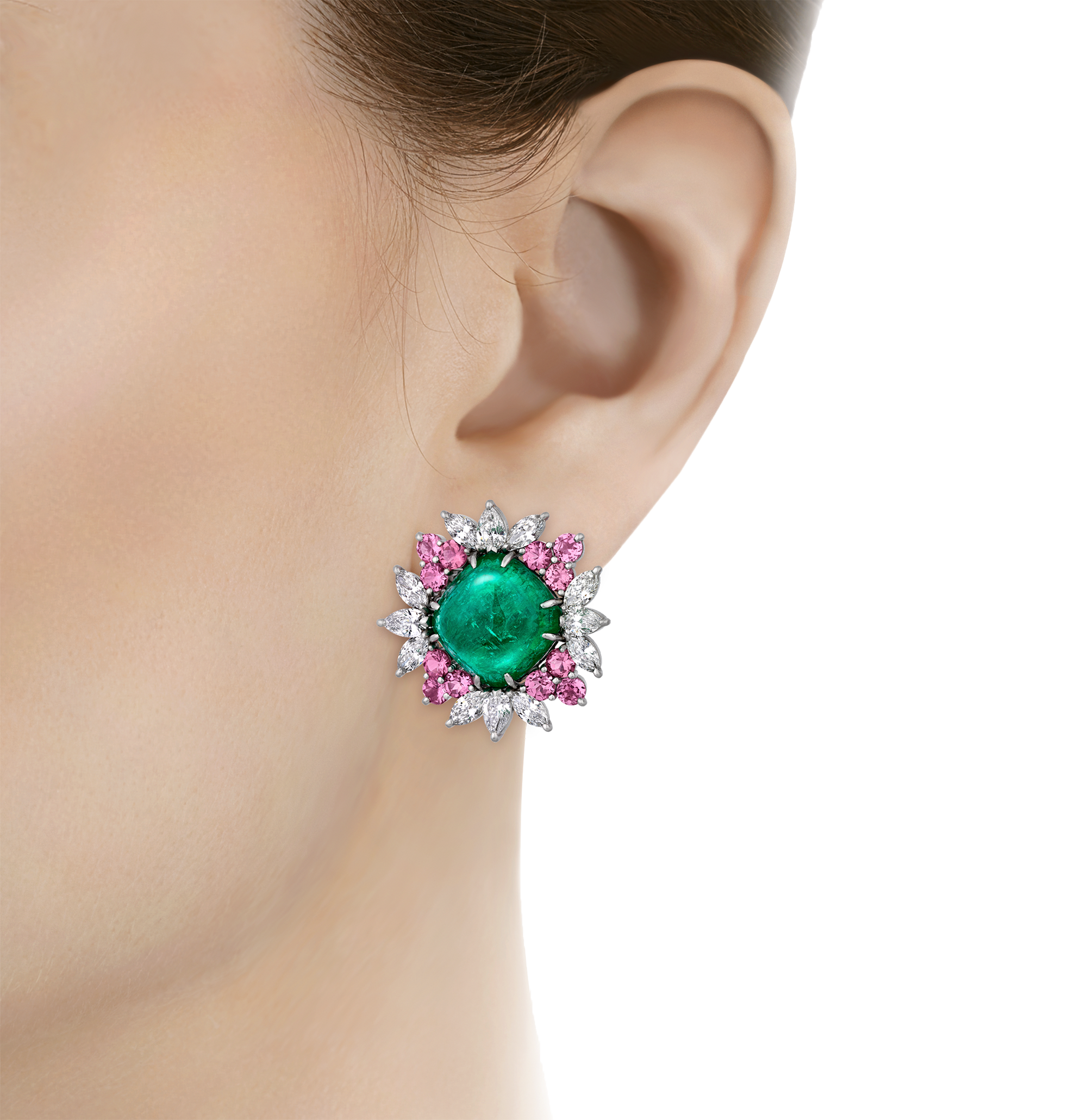 Brazilian Paraiba and Mahenge Spinel Earrings
