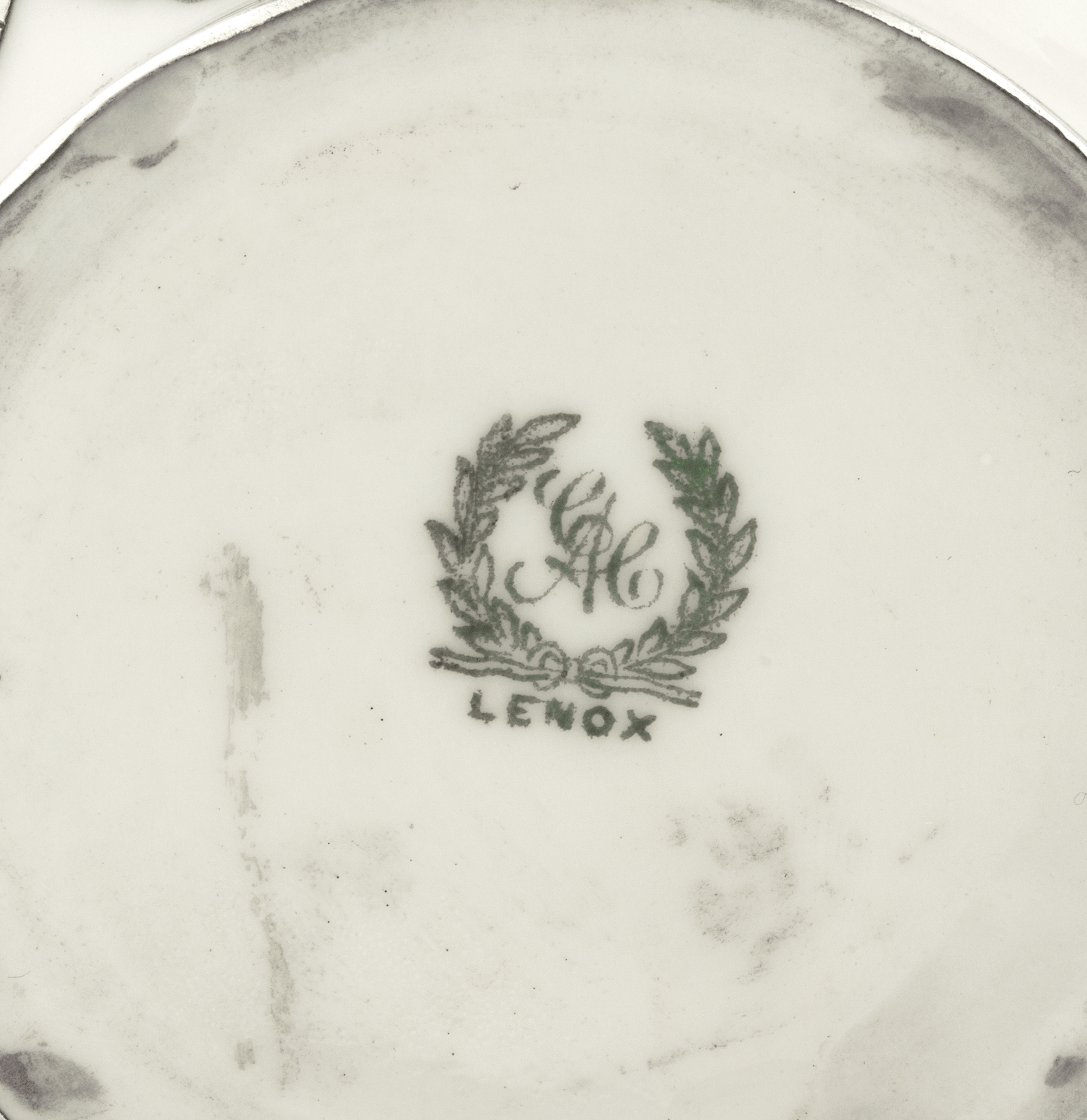 Lenox Silver and Porcelain Teapot