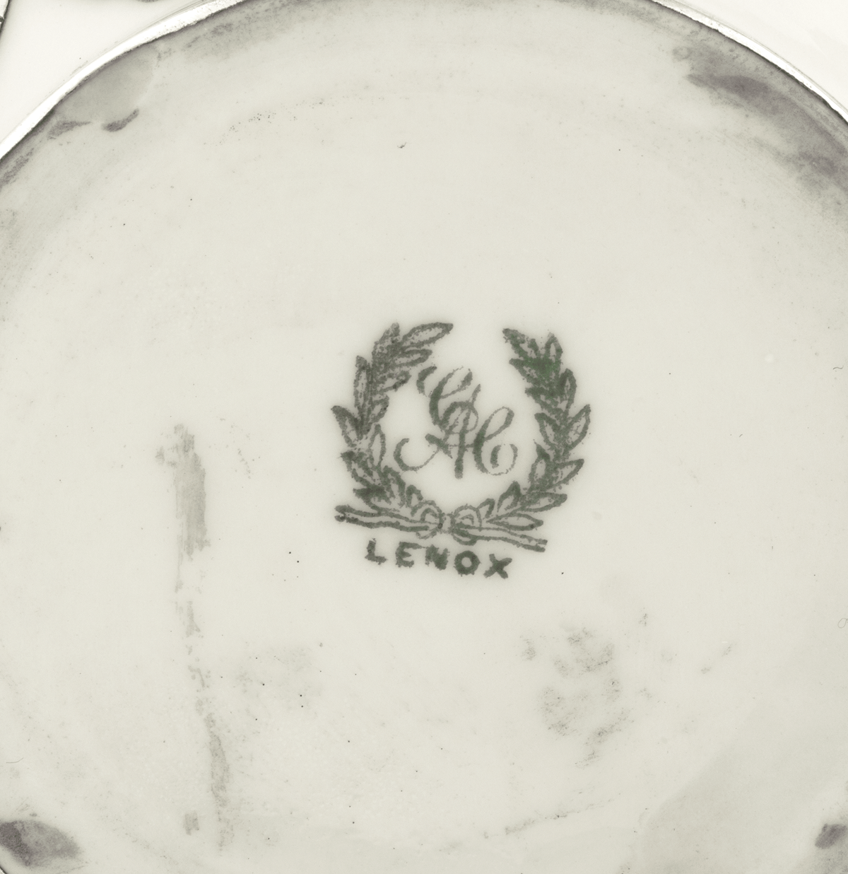 Lenox Silver and Porcelain Teapot
