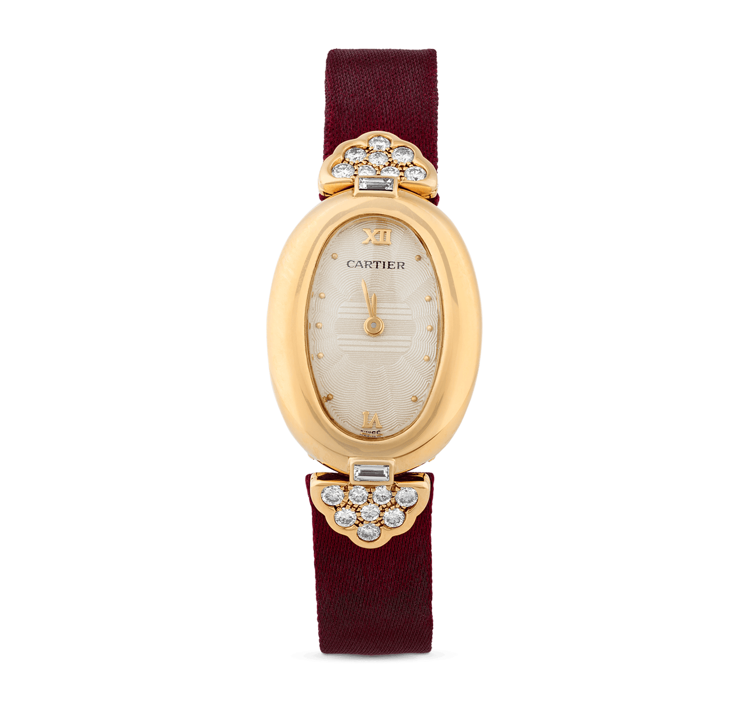 Cartier Baignoire Mini Gold and Diamond Watch