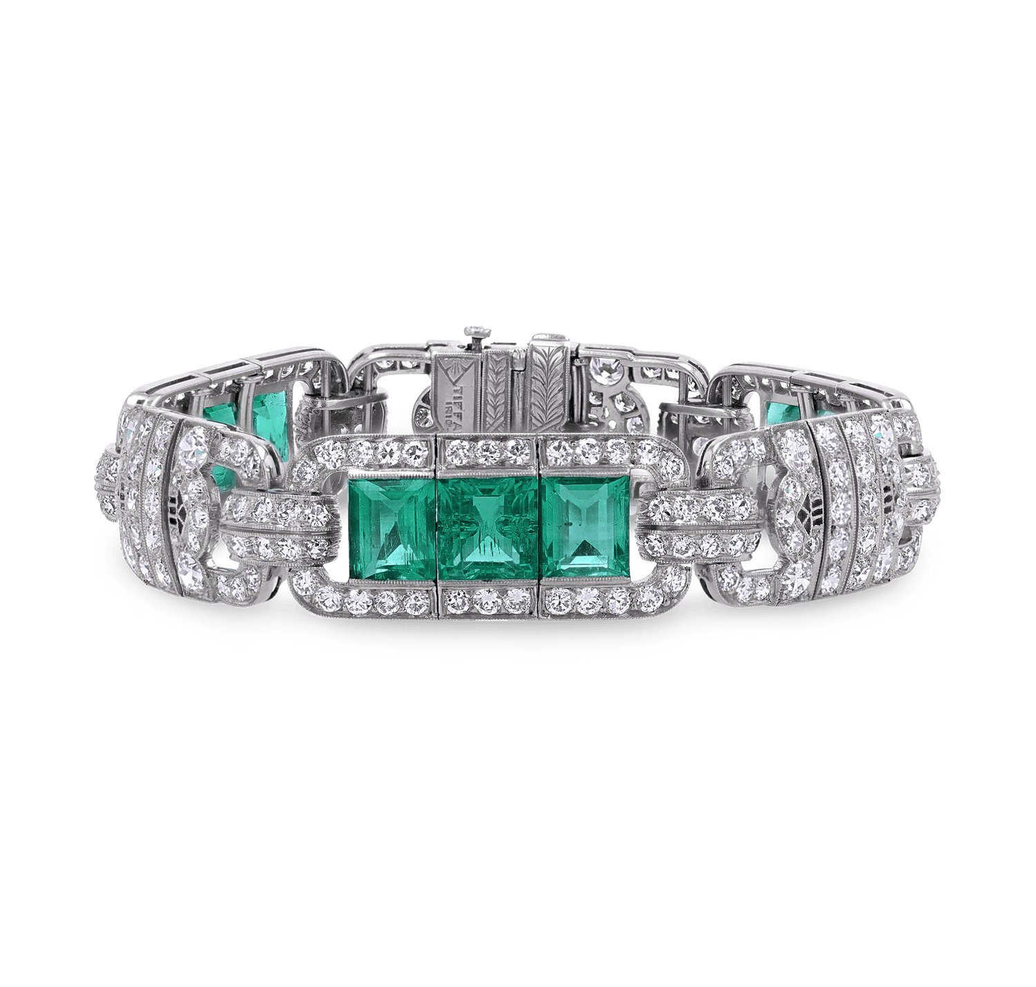 Tiffany and Co. Emerald and Diamond Bracelet