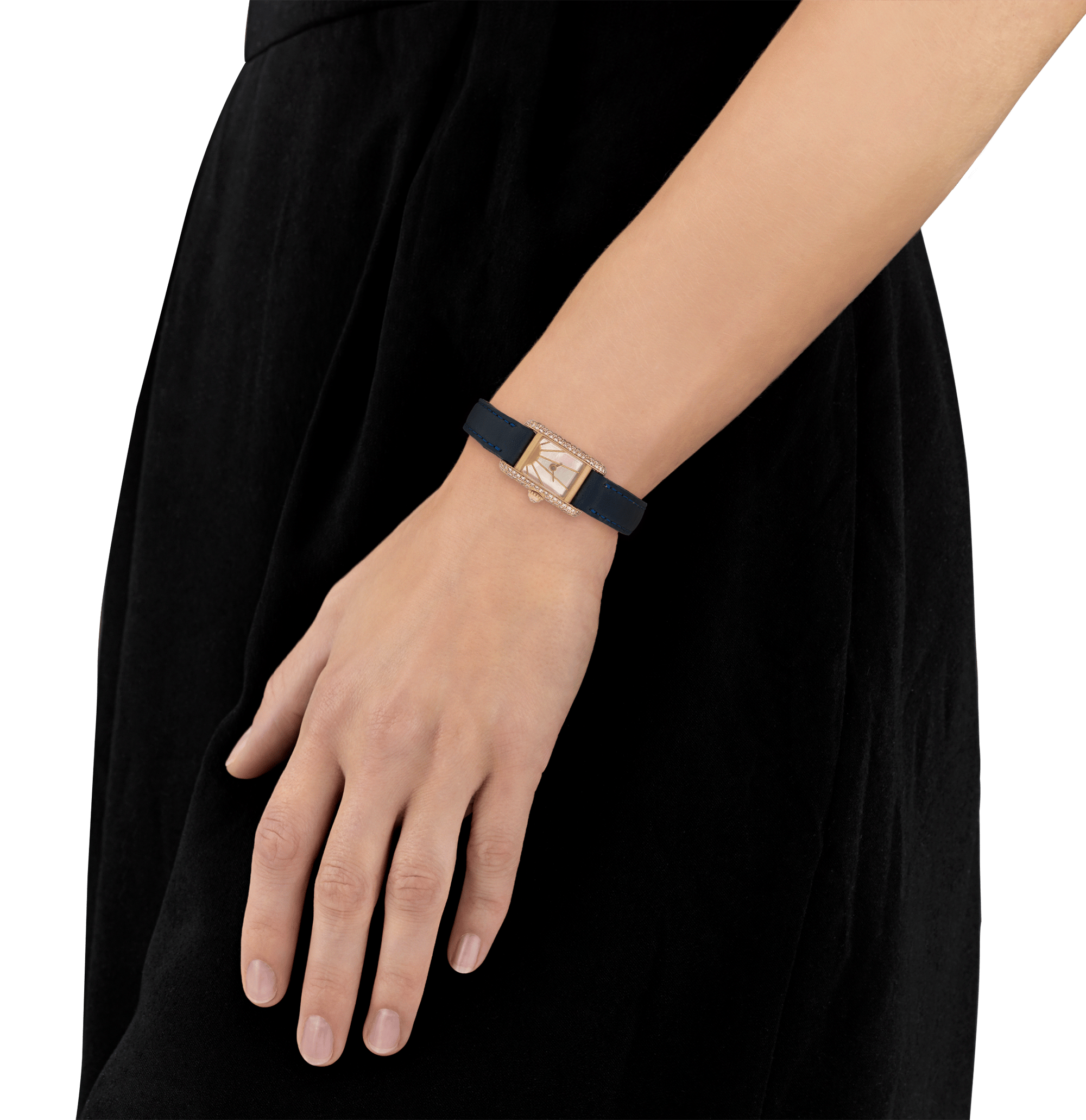 Cartier Tank Louis Mini Mother-of-Pearl “Sunrise” Watch