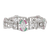 Oscar Heyman Diamond, Emerald and Ruby Bracelet