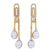 Henry Dunay Pearl and Diamond Earrings