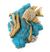 Henry Dunay Turquoise and Diamond Fish Brooch