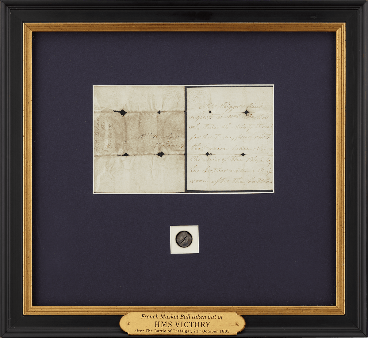 HMS Victory Trafalgar Musket Ball