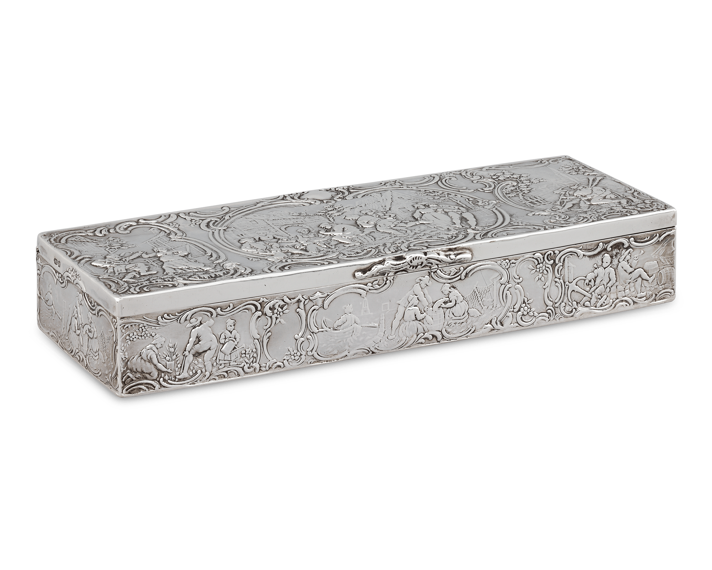 Gift from Winston Churchill, Silver Box and Letters