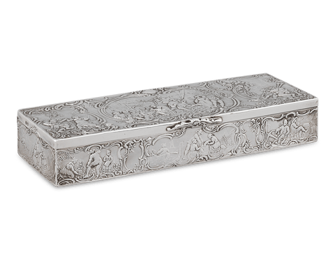 Gift from Winston Churchill, Silver Box and Letters
