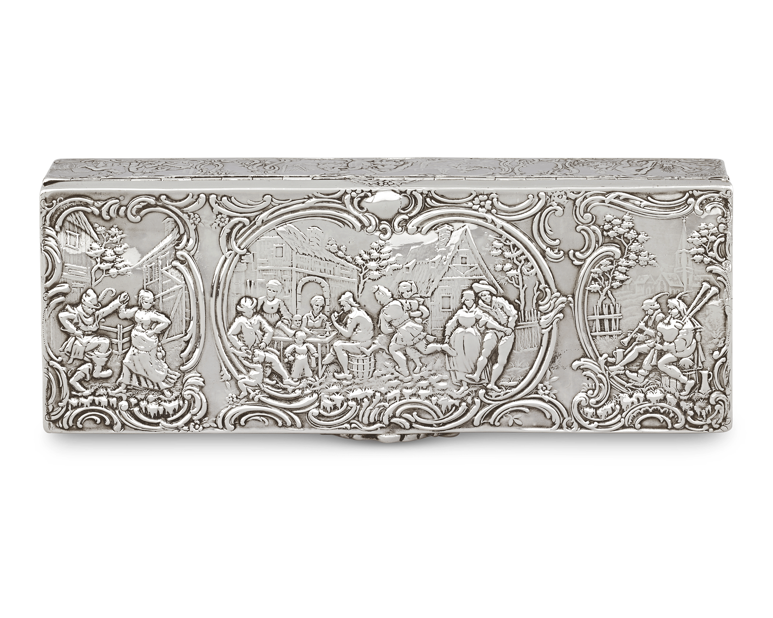 Gift from Winston Churchill, Silver Box and Letters