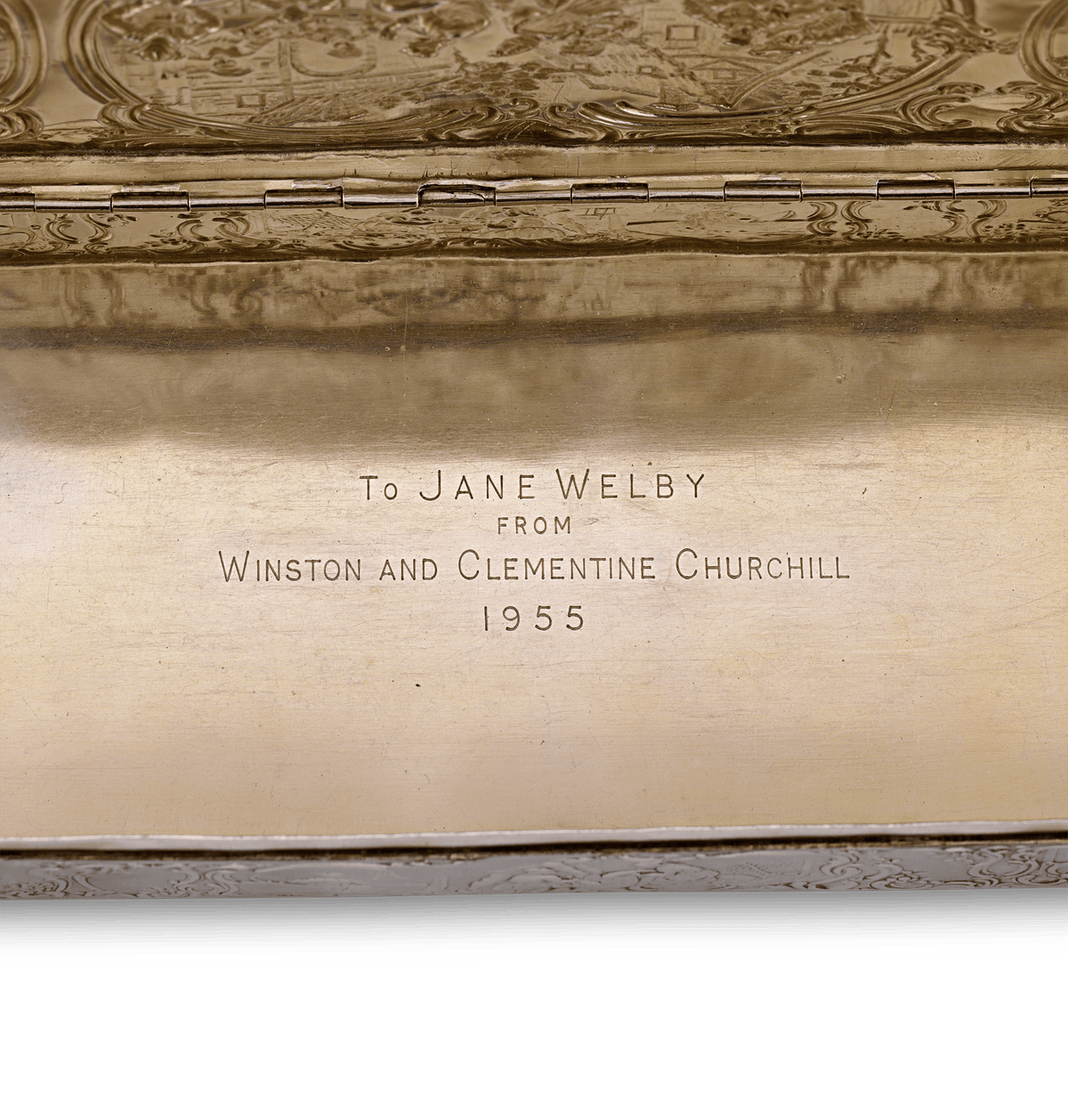 Gift from Winston Churchill, Silver Box and Letters