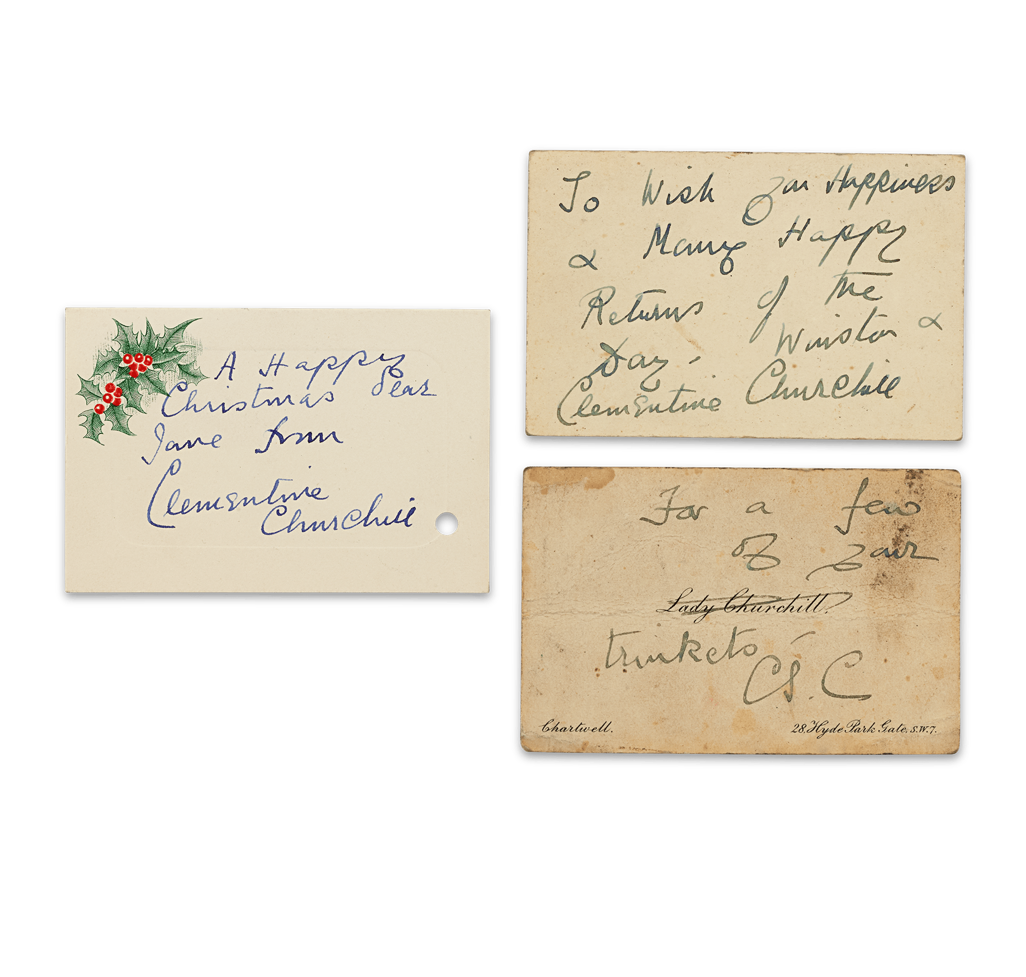 Gift from Winston Churchill, Silver Box and Letters
