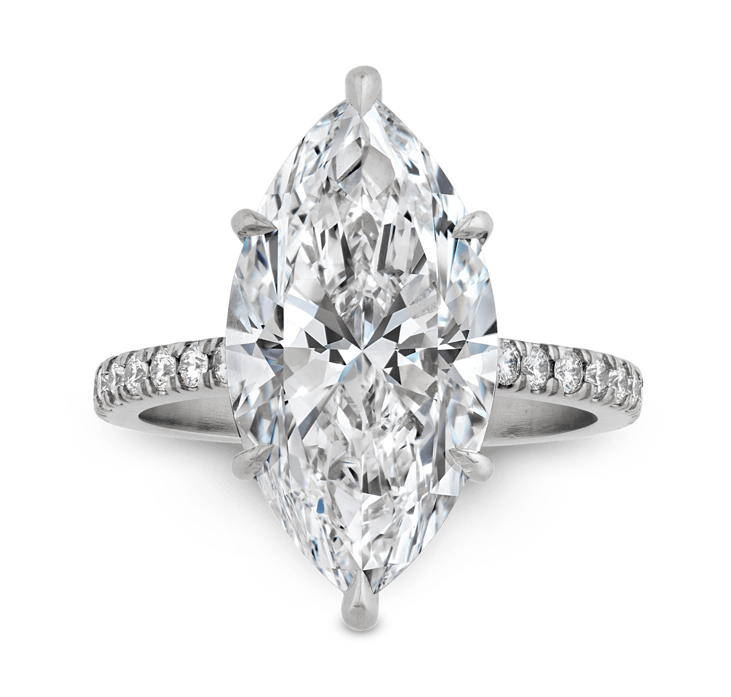 Flawless Golconda Diamond Ring, 5.86 Carats