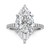 Flawless Golconda Diamond Ring, 5.86 Carats