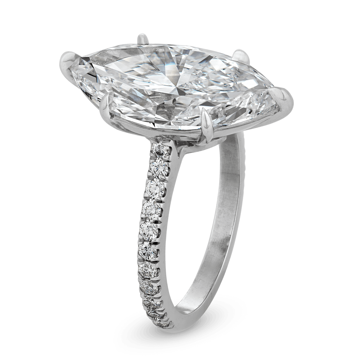 Flawless Golconda Diamond Ring, 5.86 Carats