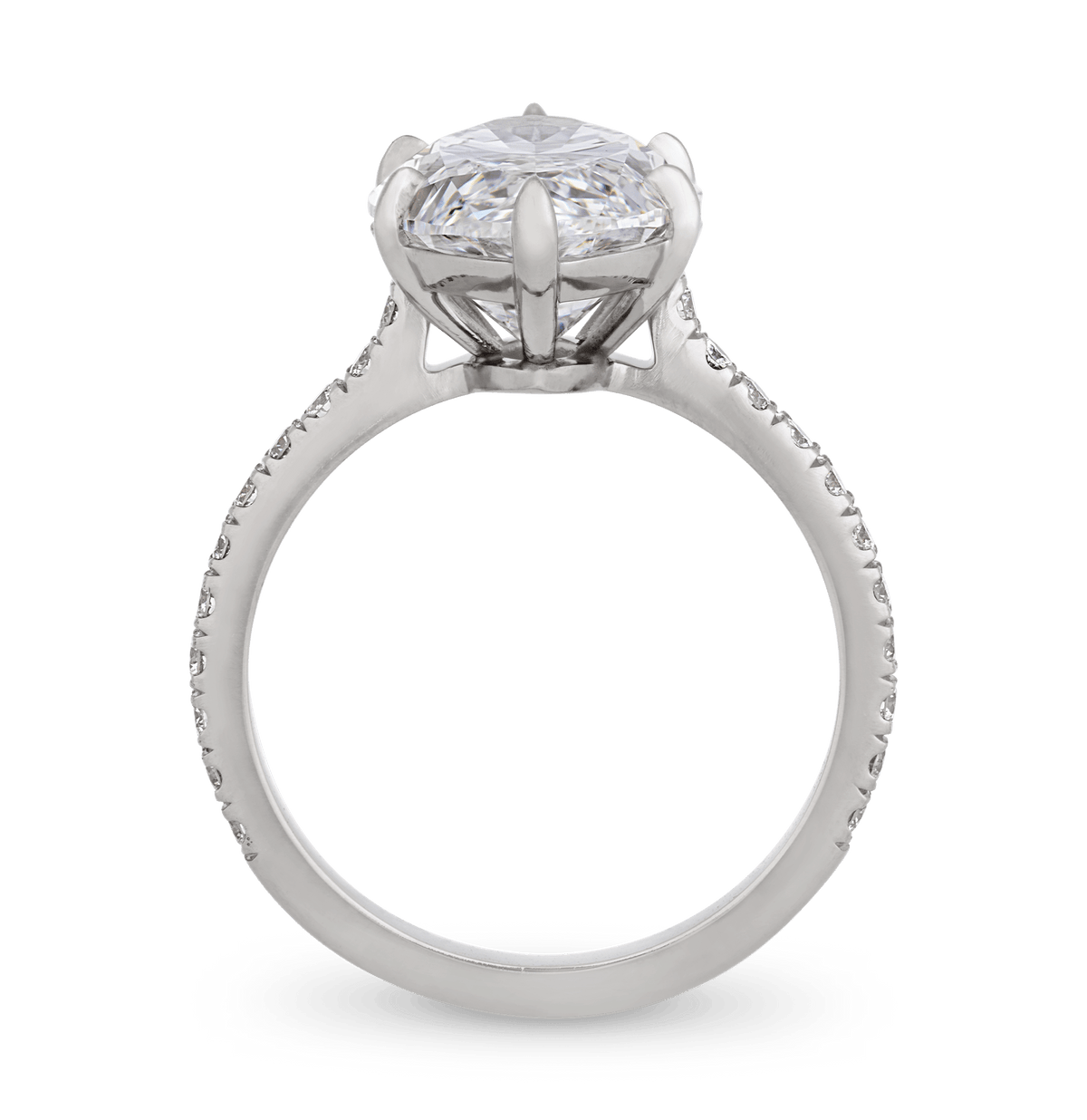 Flawless Golconda Diamond Ring, 5.86 Carats