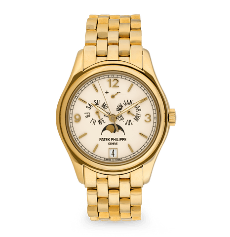 Patek Philippe Yellow Gold Annual Calendar Wristwatch
